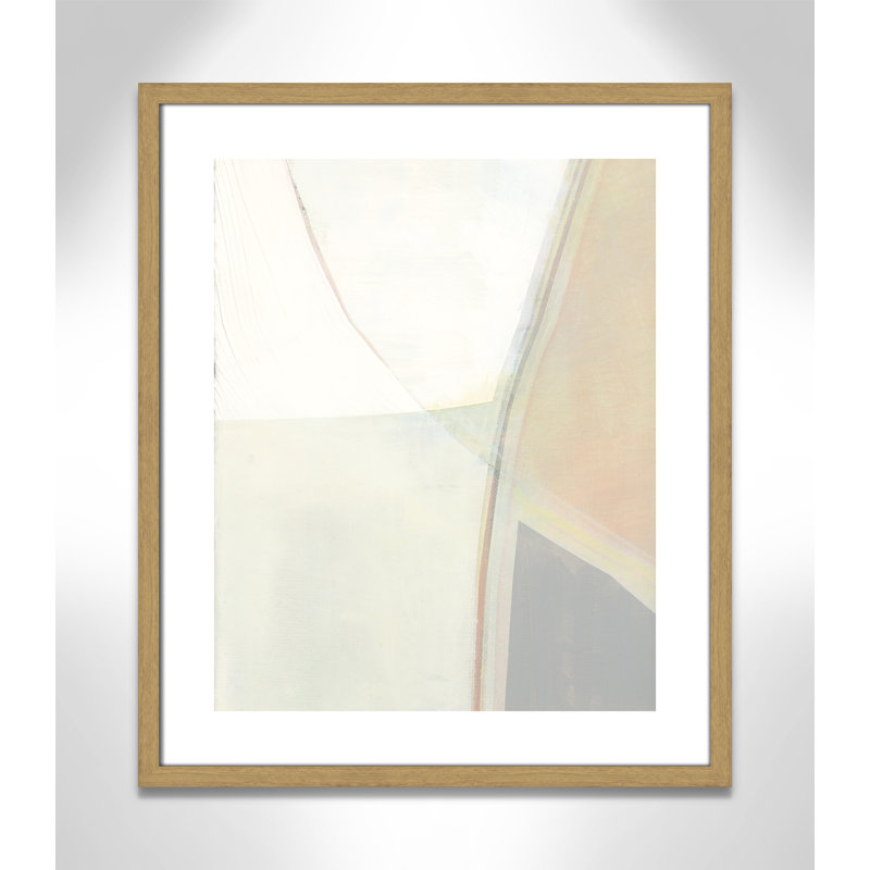 Alexandria In Neutral II - reproduction d'art, Toile avec cadre en bois beige, H 25,5 po x l 21,5 po x P 0,75 po