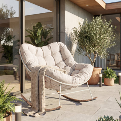 Gifty Powder Coated Steel Outdoor Chair