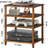 4-Tier Wooden AV Media Stand, Modern Stereo Cabinet For Game Console & TV