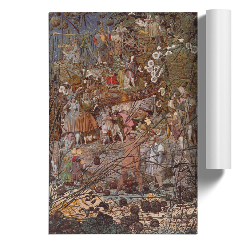 The Fairy Feller's Master-Stroke by Richard Dadd - No Frame Painting, 59cm H x 42cm W x 0.1cm D