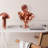 Hand-Painted Decorative Object, Copper Color, 13.4 x 19.7 x 9.4 inches | 100% Polyester, Unique Color and Texture Variations | Perfect for Home Décor, Elegant Accent for Living Room or Bedroom-75501068