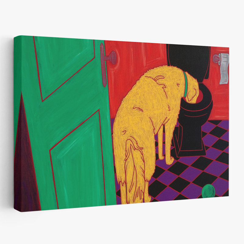 Boire problème - art animaux contemporains, H 40 po x l 60 po