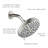 Mills Modern Standard Adjustable Shower Head-53882257