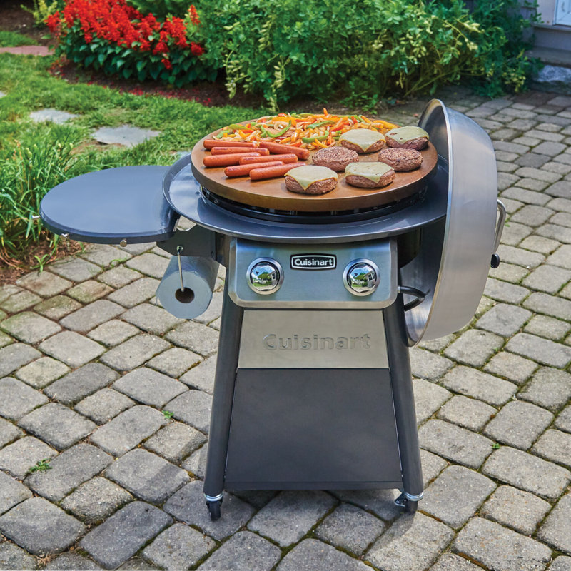 Cuisinart 2 - Burner Free Standing Liquid Propane 3000 BTU Gas Grill
