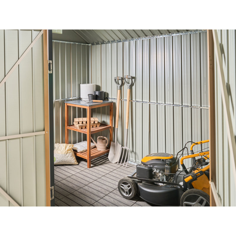 Garden Shed NOCCIANO 313 cm 220 cm Brown