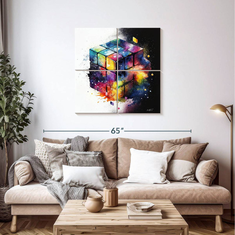 Senne Rubik, 38'' H x 38'' W