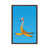 Classic Brown Wood Framed Canvas