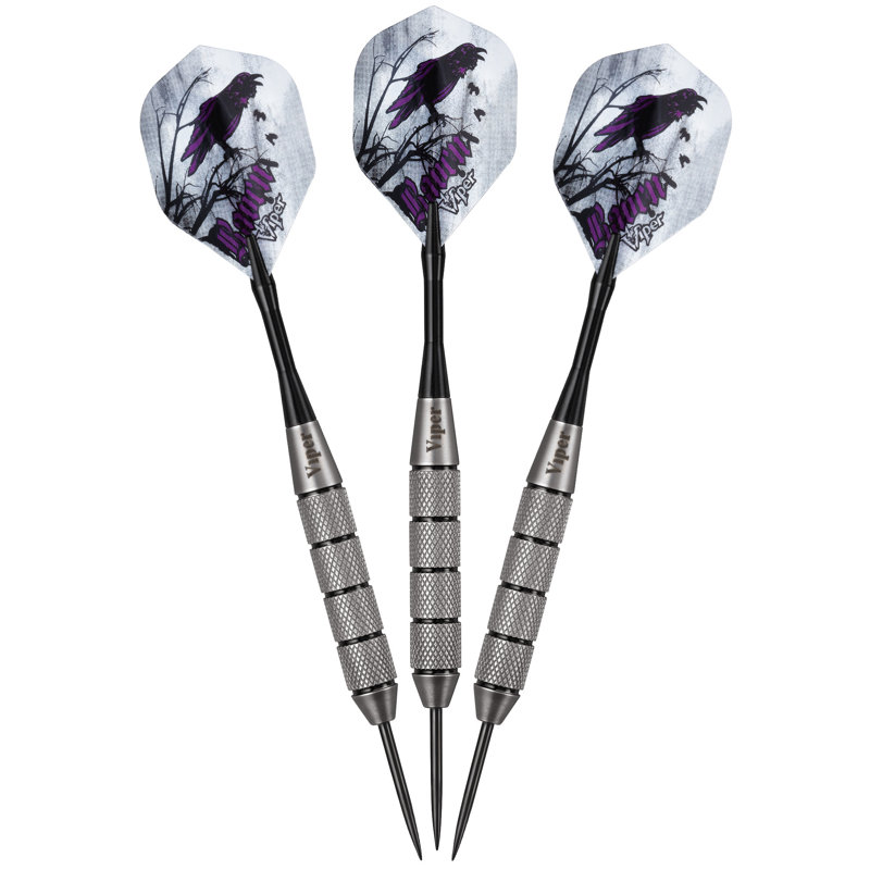 Viper Oak Cabinet Dartboard Set with Sisal and Steel Tip Darts
