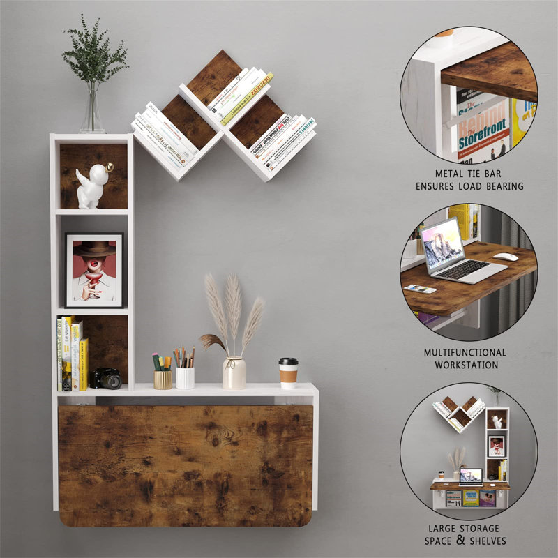 Floating Desk, Brown