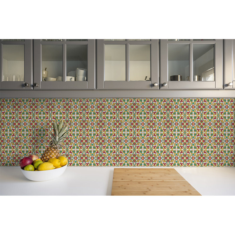 Hulali 30cm W x 30cm L Vinyl Peel and Stick Field Tile