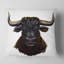 Art de taureau furieux - coussin imprimé animal-29862067-29862070