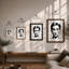 Sculpted Visage Graphic Art - Framed Print-1840348596-1840348598