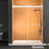 56" - 60" W X 79" H Double Sliding Frameless w/ Upgraded Soft-Closing System Technology Shower Door