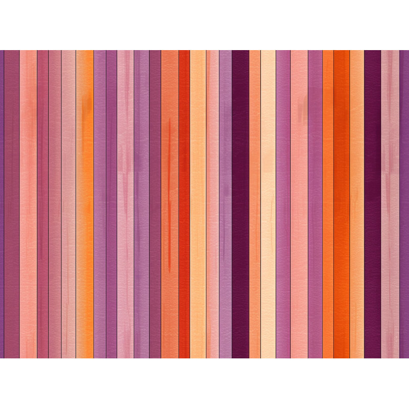 Tanica Room Darkening Curtain Pair, Orange/Purple, 40" W x 61" L