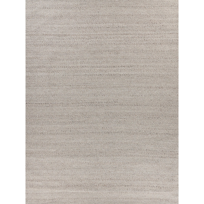 Hesse Hand-Loomed Polyester/Cotton Beige Area Rug, Rectangle 8' x 10'
