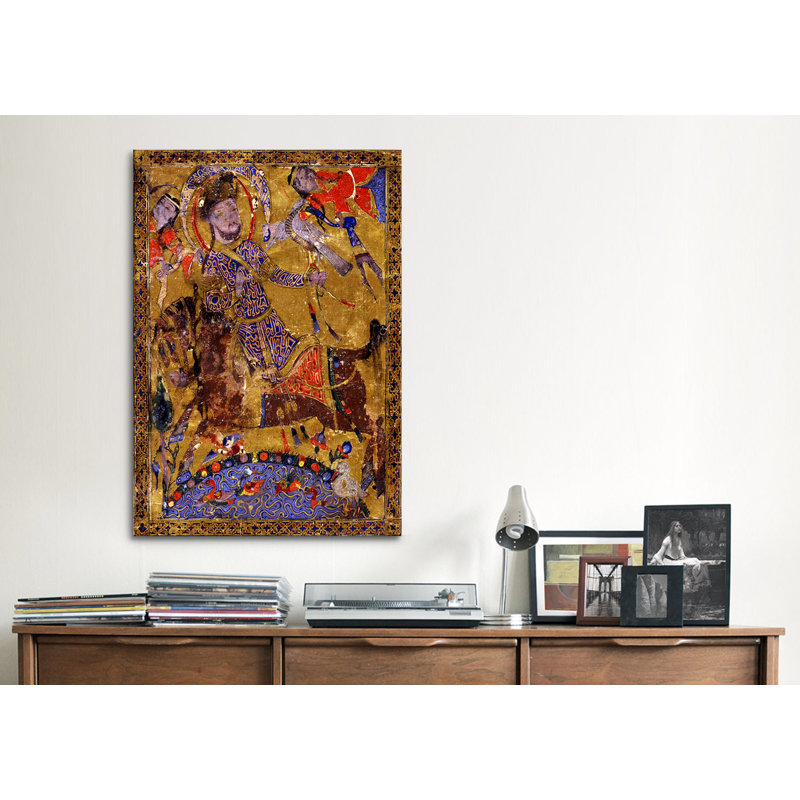 Reproduction d'art sur toile, H 26 po x l 18 po x P 1,5 po, Toile tendue, Pas de tapis