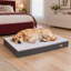 Dog Bed with Removable Washable Cover-61196605