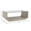 Table basse moderne en verre Maeva
