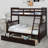 Bunk Bed with Ladder and Drawers-1828535391