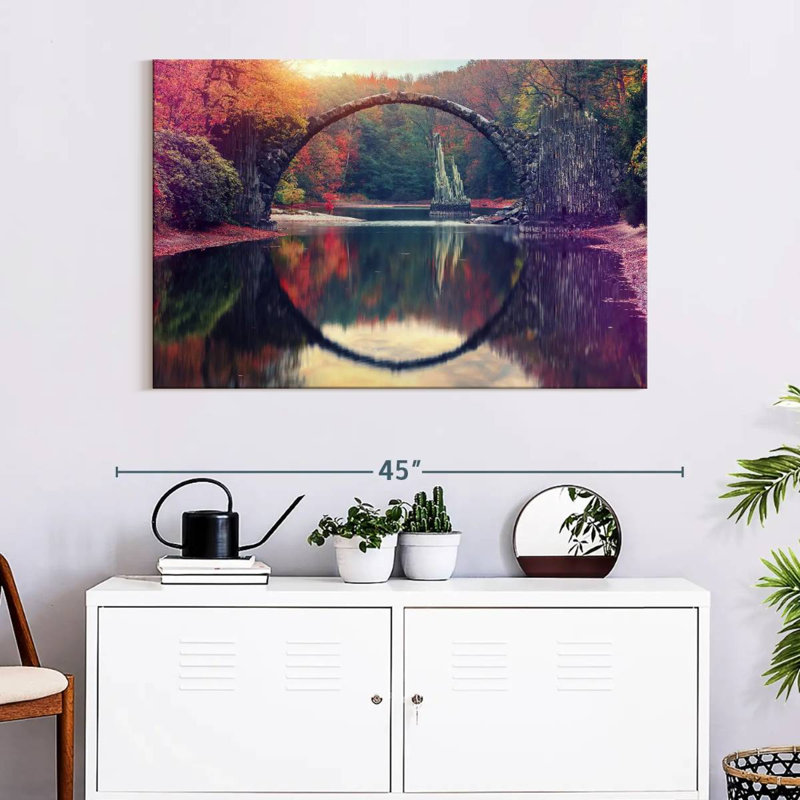 Lilie Sunset At Devil's Bridge, 26" H x 39" W