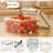 Dayquan Plastic Food Storage Container - Set of 20 Containers and Lids