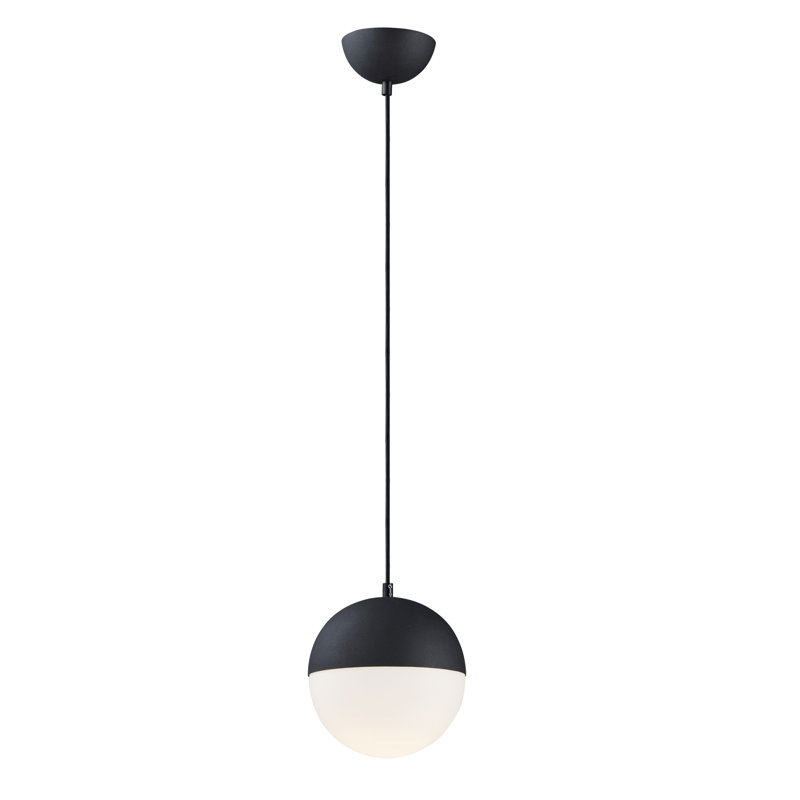 Luminaire suspendu sphère 1 lumière Hastings, Or métallique, H 12,25 po x l 11,75 po x P 11,75 po