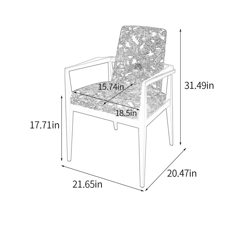 Ele Ele 21,55 de large, Mélange de polyester noir / blanc