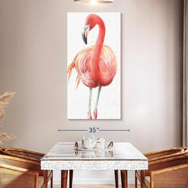 Brampt Gracefully Pink VI, 54" H x 27" W