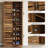 70.8" Tall Shoe Cabinet