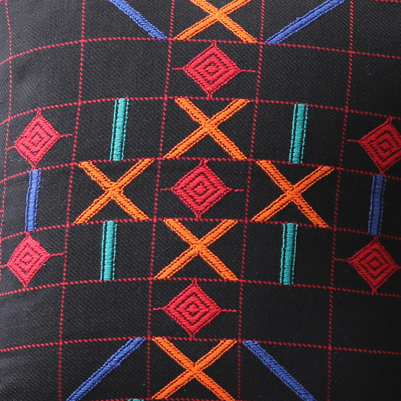 Plaid Cotton Reversible Pillow Cover