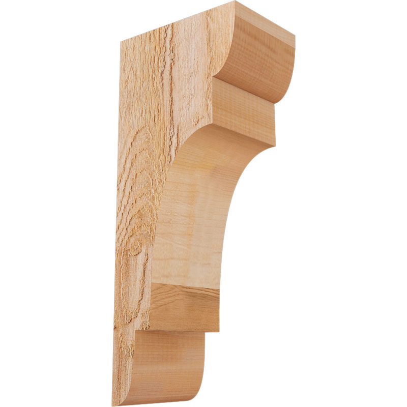 New Brighton Corbel, H 14 po x l 4 po x P 6 po, Cèdre rouge, Sciage brut