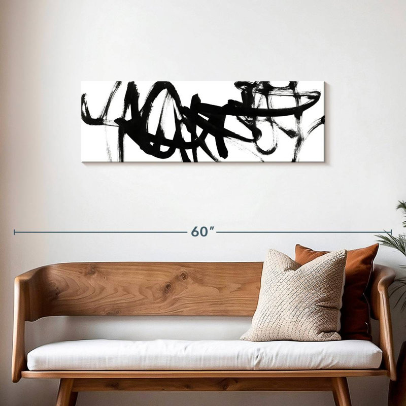 Sur toile, H 42 po x l 14 po x P 1,25 po
