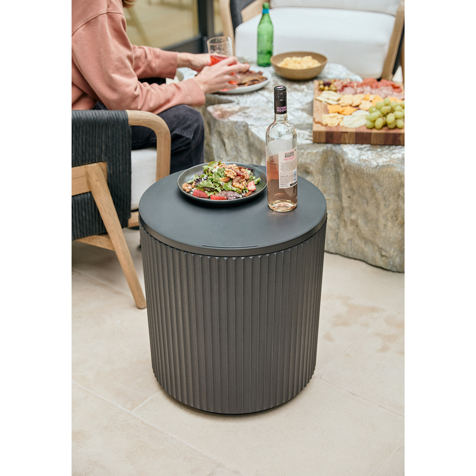 Veradek Chill Side Table, Gray