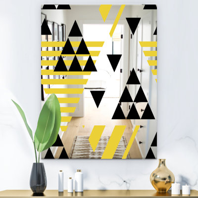 Triangular Diamond Universe 3 - Miroir Mid-Century - Miroir décoratif contemporain