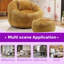Fauteuil à billes Chenille avec repose-pieds 38,98 po-16174852