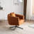 Metal Leg Velvet Swivel Chair-604948288