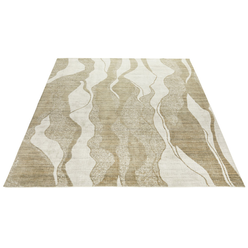 Dune Abstract Viscose Area Rug, Rectangle 170 x 240cm
