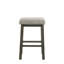 Tabouret de comptoir en bois manufacturé et massif 25 po