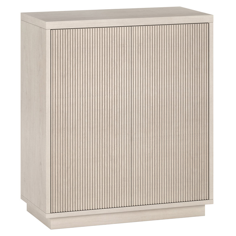 2 - Door Standard Accent Cabinet, Alder White