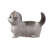 Sitting Cat Kitten Statue-Gray-116323228