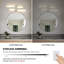 Luminaire de salle de bain à intensité variable à DEL avec 5 températures de couleur réglables-1616408210-1616408211