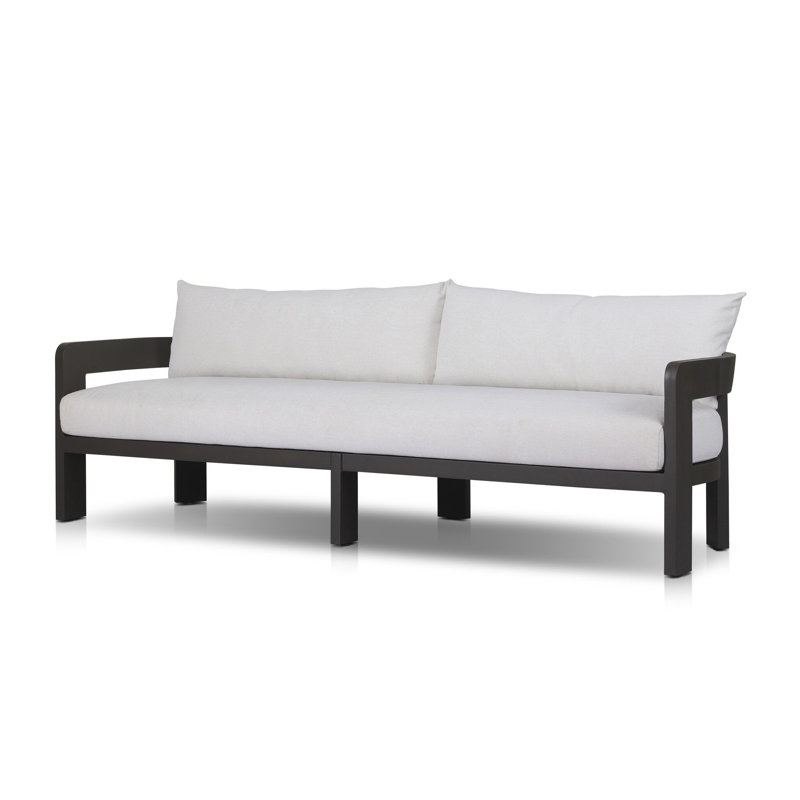 Jackson Outdoor Metal Sofa-96"-Alessi Linen, Alessi