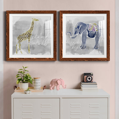 «Stand Tall», ensemble de 2 peintures