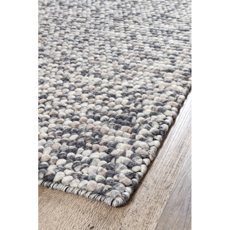 Solid Colour Hand Woven 140cm X 200cm Area Rug