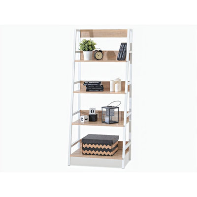 Faithia 154 cm H x 65 cm W Steel Etagere Bookcase