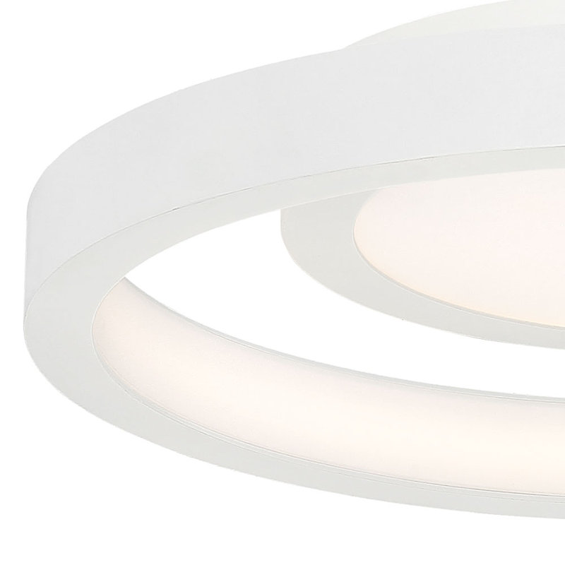 Caerphilly Glass LED Flush Mount