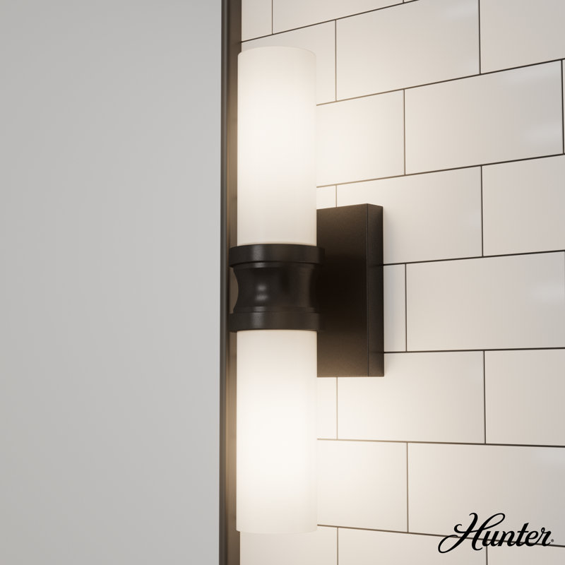 Lenlock 2 - Light Dimmable Vanity Light, White, Black