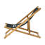 Anzio 39.7cm Long Acacia Single Chaise-372017946