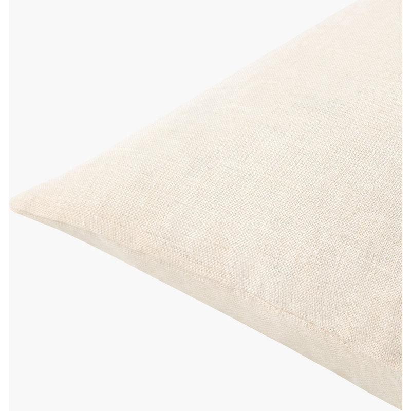 Dilip Accent Pillow, Square 18", Beige