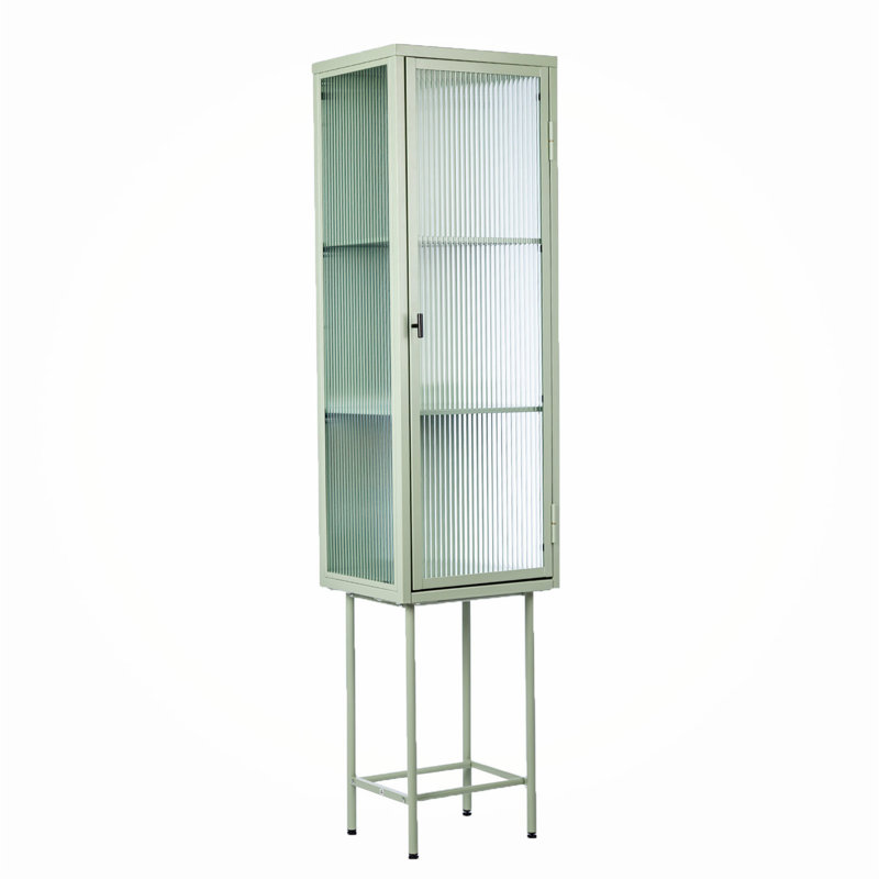 Armoire vitrée, Vert clair